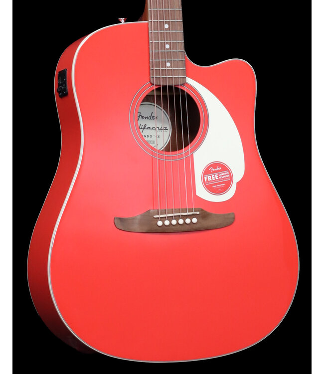 Fender California Standard Redondo CE, Spruce Top, Fiesta Red