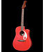 Fender California Standard Redondo CE, Spruce Top, Fiesta Red