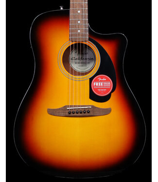 Fender Fender  California Standard Redondo CE, Spruce Top, Black Pickguard, 3-Color Sunburst