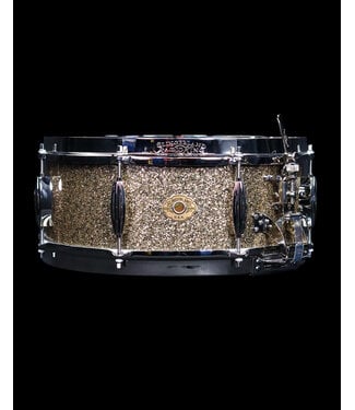 Slingerland Slingerland 14" x 5.5" Radio King Solid Maple Snare Drum, Gold Glass