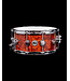 DW 14" x 6.5" Exotic Maple Snare Drum, Natural Lacquer over Bubinga Pommele, Chrome Hardware
