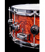 DW 14" x 6.5" Exotic Maple Snare Drum, Natural Lacquer over Bubinga Pommele, Chrome Hardware