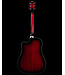 Ibanez PF28ECE Acoustic Electric, Transparent Red Sunburst Gloss
