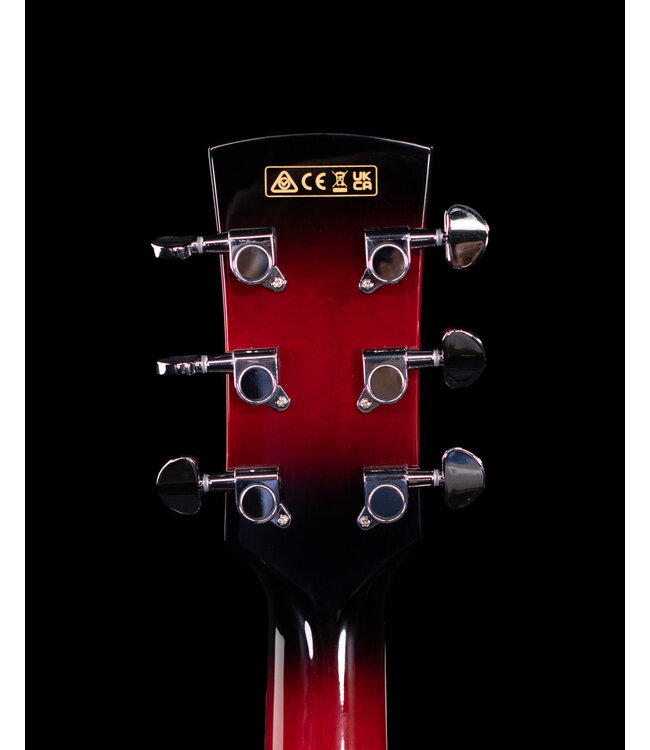 Ibanez PF28ECE Acoustic Electric, Transparent Red Sunburst Gloss