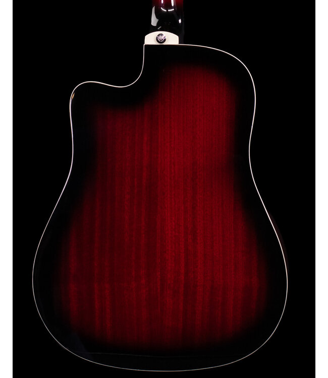 Ibanez PF28ECE Acoustic Electric, Transparent Red Sunburst Gloss
