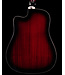 Ibanez PF28ECE Acoustic Electric, Transparent Red Sunburst Gloss