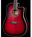Ibanez PF28ECE Acoustic Electric, Transparent Red Sunburst Gloss