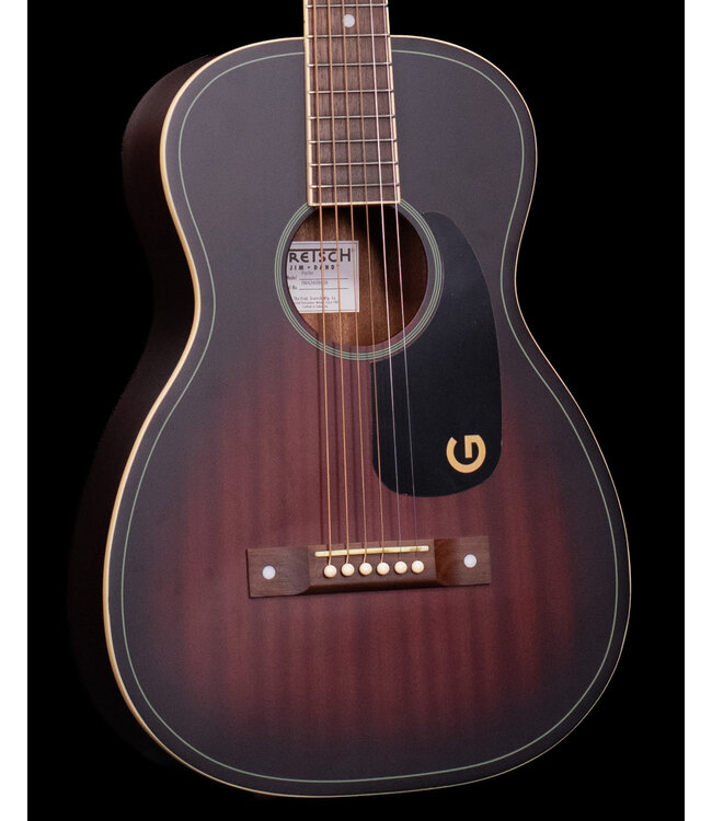 Gretsch Jim Dandy Parlor, Walnut FB, Deep Cherry Burst