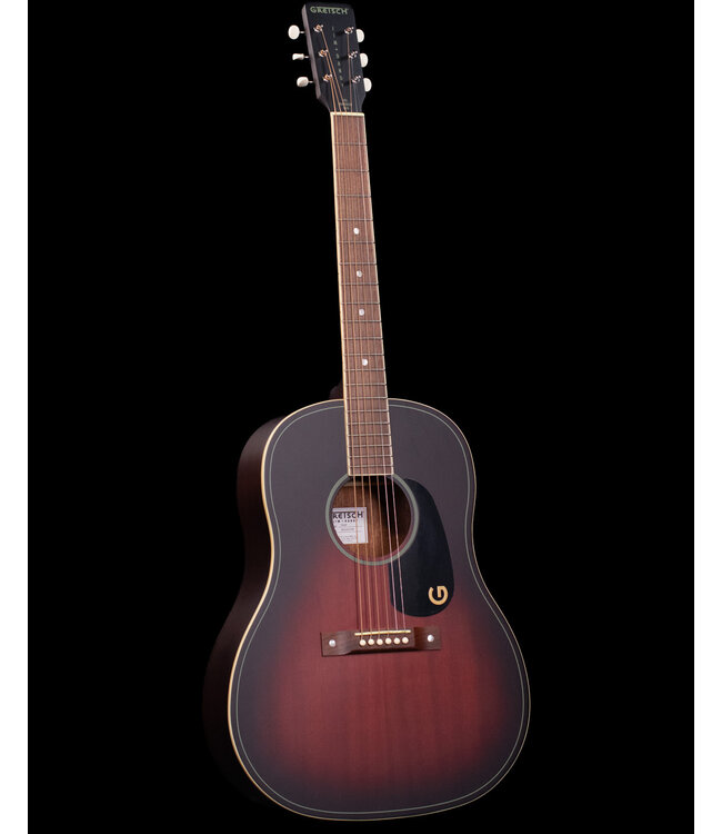 Gretsch Jim Dandy Dreadnought, Walnut FB, Deep Cherry Burst