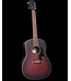 Gretsch Jim Dandy Dreadnought, Walnut FB, Deep Cherry Burst