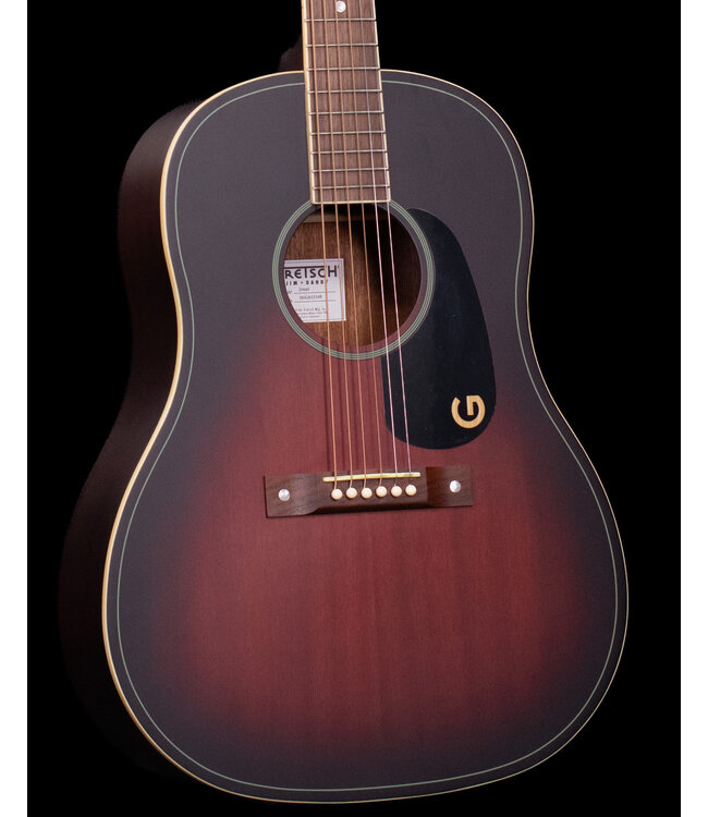 Gretsch Jim Dandy Dreadnought, Walnut FB, Deep Cherry Burst