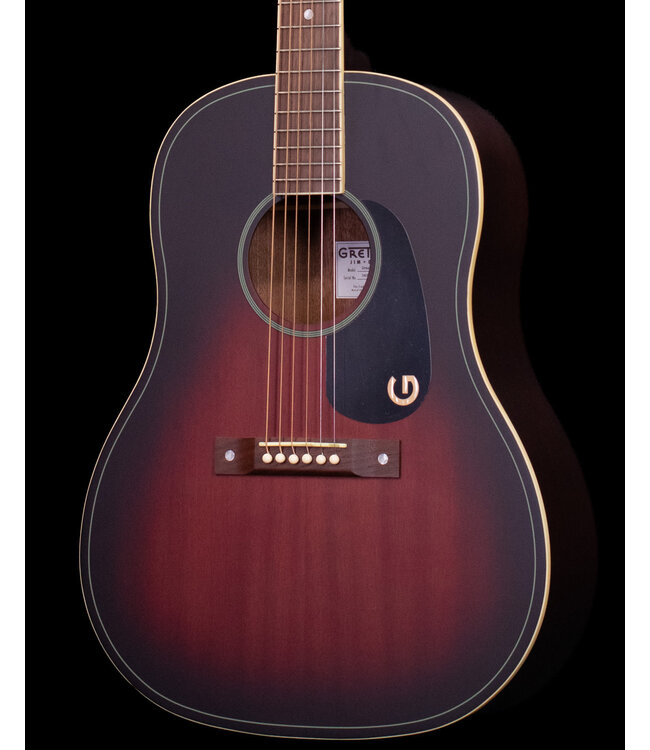 Gretsch Jim Dandy Dreadnought, Walnut FB, Deep Cherry Burst