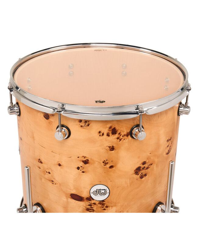 DW Design Series 4 Piece Limited Edition Shell Pack, Mapa Matte Birch