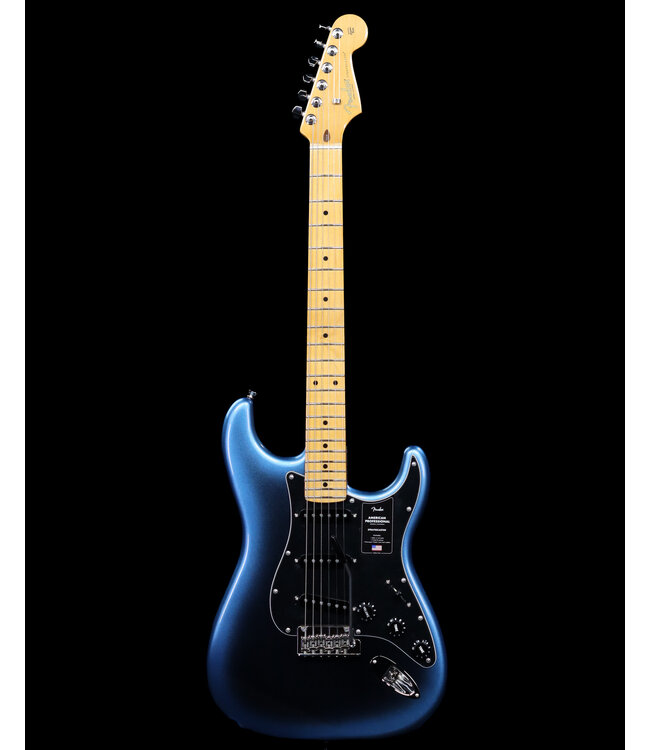 Fender American Professional Stratocaster, Maple FB, Dark Night - Blem