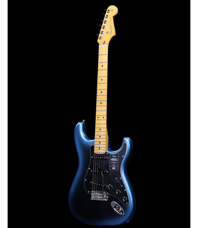 Fender American Professional Stratocaster, Maple FB, Dark Night - Blem