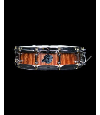 Pork Pie Pork Pie 14" x 4" 10 Ply Maple Shell Snare Drum, Bubinga Satin