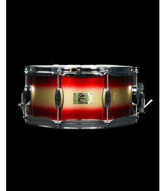 Pork Pie Pork Pie 14" x 6.5" Hip Pig Snare Drum, Gold Red Duco Finish