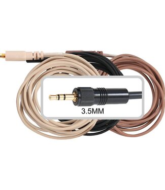 Galaxy Audio Galaxy Audio Sennheiser Lavalier Cable, Black