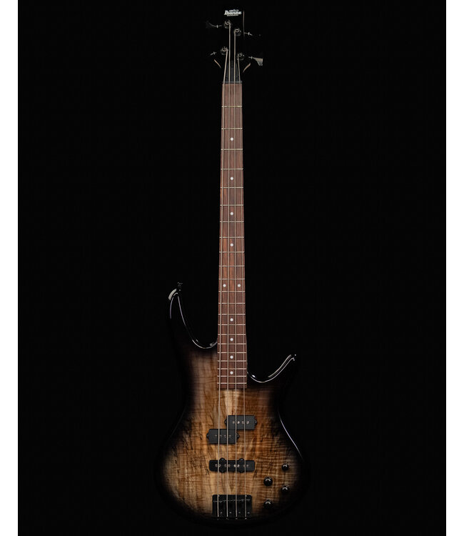 Ibanez GSR200SM 4-String Bass, Spalted Natural Grey Burst