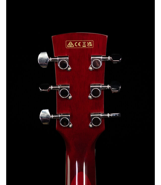 Ibanez AJ70M1E Artwood Series A/E Acoustic Guitar, Wine Red
