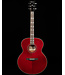 Ibanez AJ70M1E Artwood Series A/E Acoustic Guitar, Wine Red