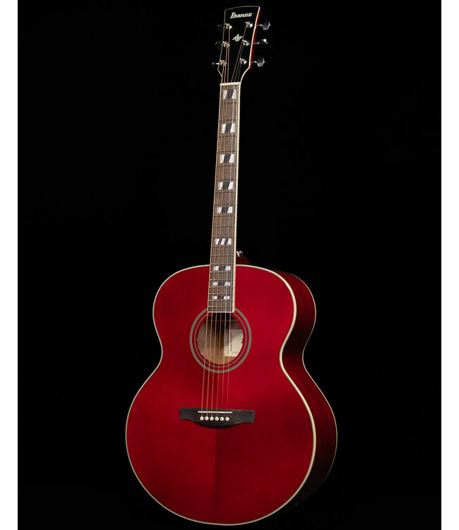 Ibanez AJ70M1E Artwood Series A/E Acoustic Guitar, Wine Red