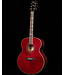 Ibanez AJ70M1E Artwood Series A/E Acoustic Guitar, Wine Red