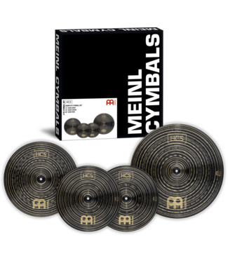 Meinl Meinl HCS Dark Cymbal Pack, 14" Hi Hats, 16" Crash, 20" Ride