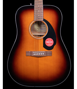 Fender Fender CD-60 Dreadnought V3 with Case, Walnut FB, Sunburst
