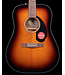 Fender CD-60 Dreadnought V3 with Case, Walnut FB, Sunburst
