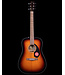 Fender CD-60 Dreadnought V3 with Case, Walnut FB, Sunburst
