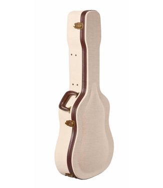 Gator Cases Gator Cases Deluxe Wood Case for Dreadnought Acoustics, Journeyman Burlap Exterior