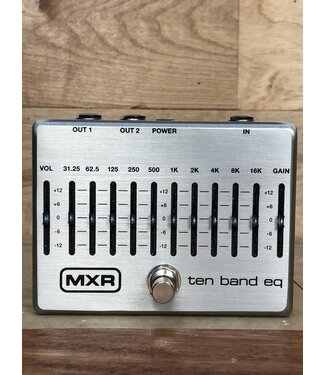 MXR MXR M108S 10-Band EQ Pedal, Silver