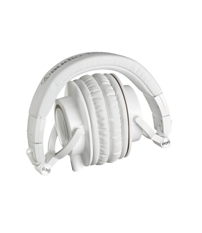 Audio Technica ATH-M50xWH Professional Monitor Headphones, White