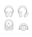 Audio Technica ATH-M50xWH Professional Monitor Headphones, White