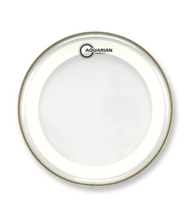 Aquarian 13" Sims Music Super 2 Coated Drum Head, Studio-X Ring