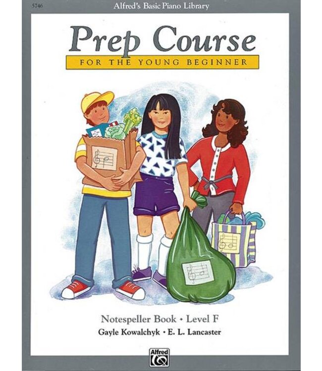 Alfred's Basic Piano Notespeller Book Level F