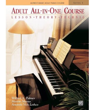 Alfred Alfred's Basic Adult All-in-One Course, Level 1 Book Only