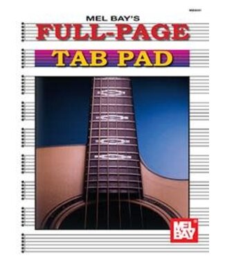 Mel Bay Mel Bay Full Page Tab Pad