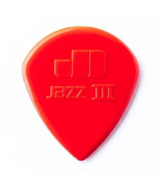 Dunlop Dunlop Jazz 3 Red Nylon Picks, 6-pack