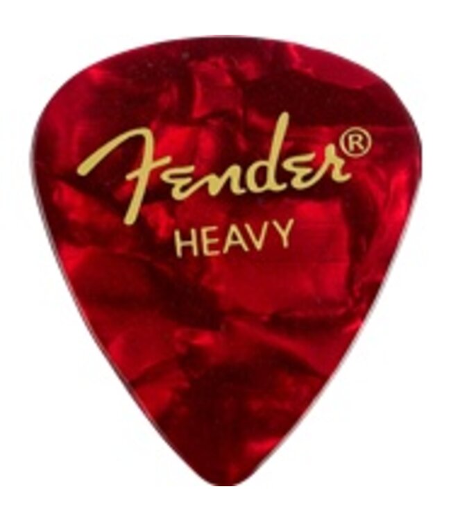 Fender Red Moto Heavy Picks,  12pk