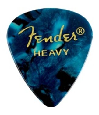 Fender Fender Ocean Turquoise Heavy Picks,  12-pack
