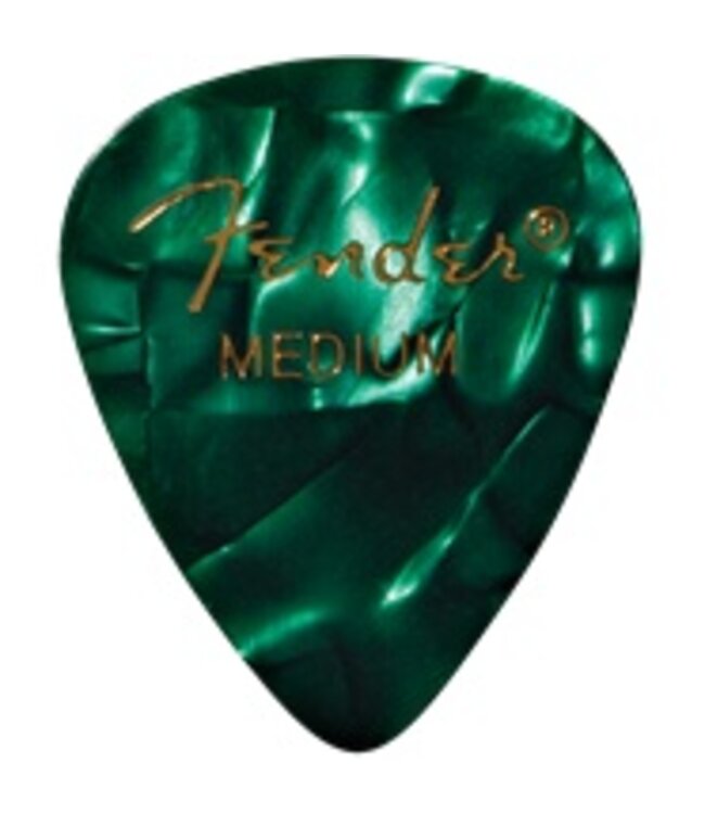 Fender Green Moto Medium Picks, 12-pack