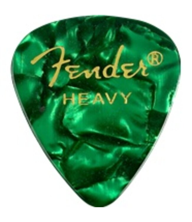 Fender Green Moto Heavy Picks, 12pk