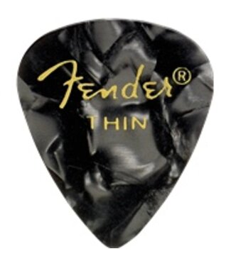 Fender Fender Black Moto Thin Picks,  12pk