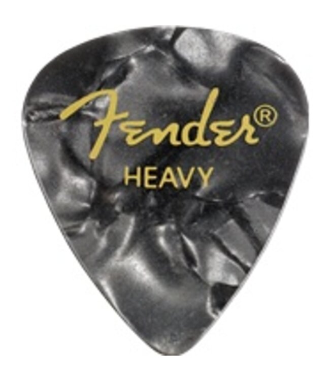 Fender Black Moto Heavy Picks, 12-pack