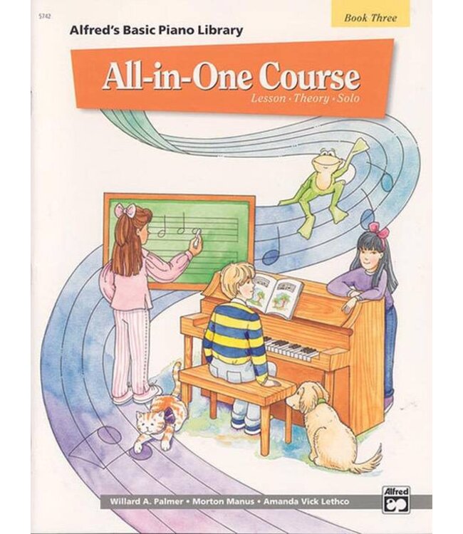 Alfred's Basic Piano All-In-One Course Book 3