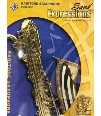 Alfred Band Expressions, Book One, Baritone Saxophone with CD