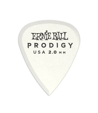 Ernie Ball Ernie Ball 2.0mm White Standard Prodigy Picks 6-Pack