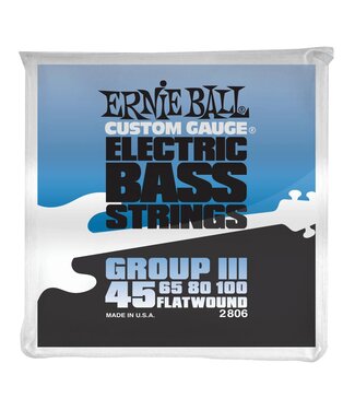 Ernie Ball Ernie Ball 2806 4-String Flatwound Bass Set, 45-100